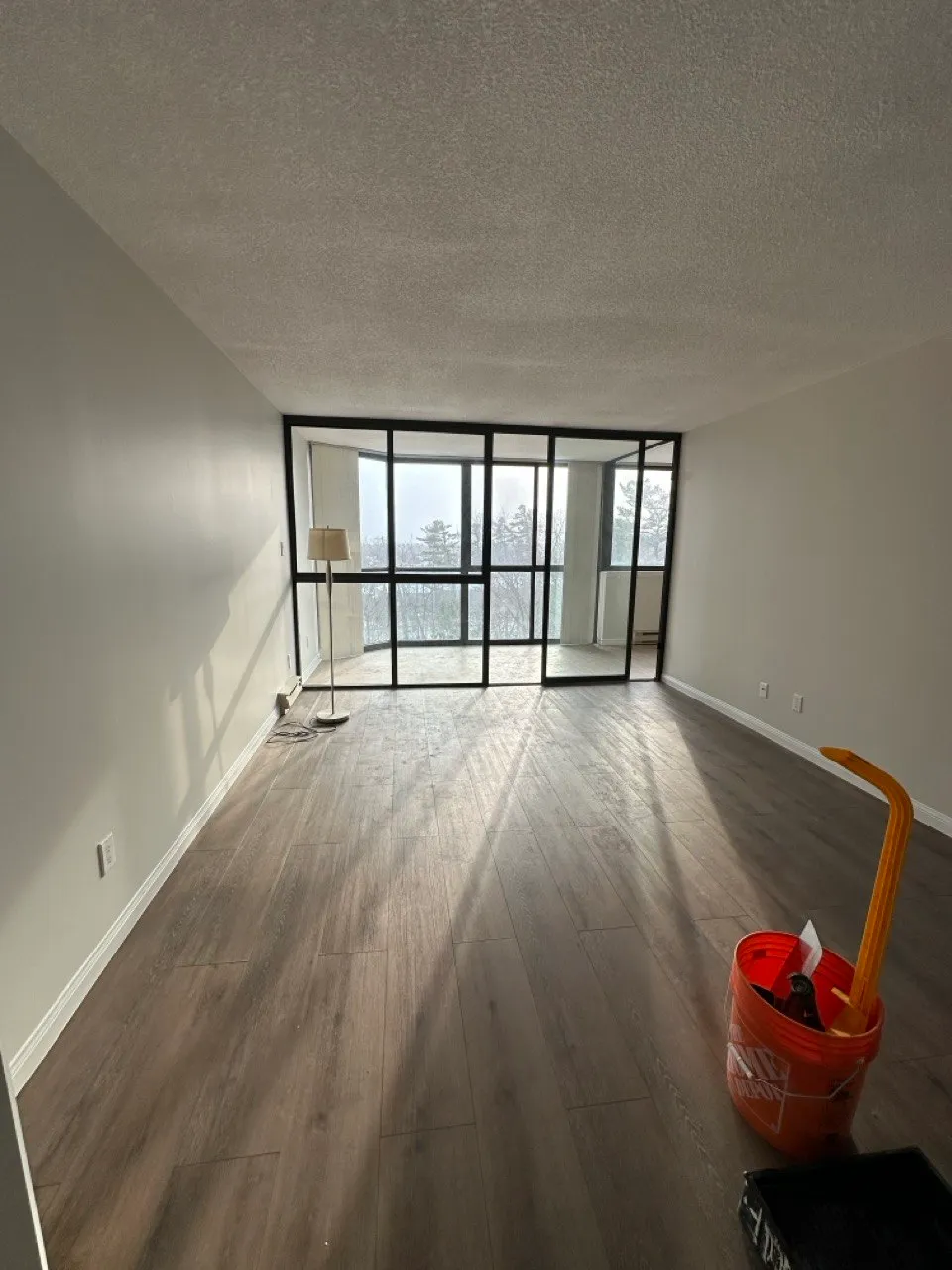 Interior flooring installation