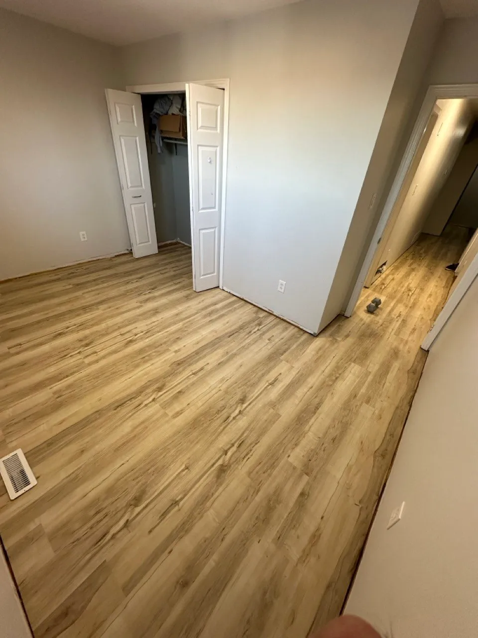 Interior flooring installation