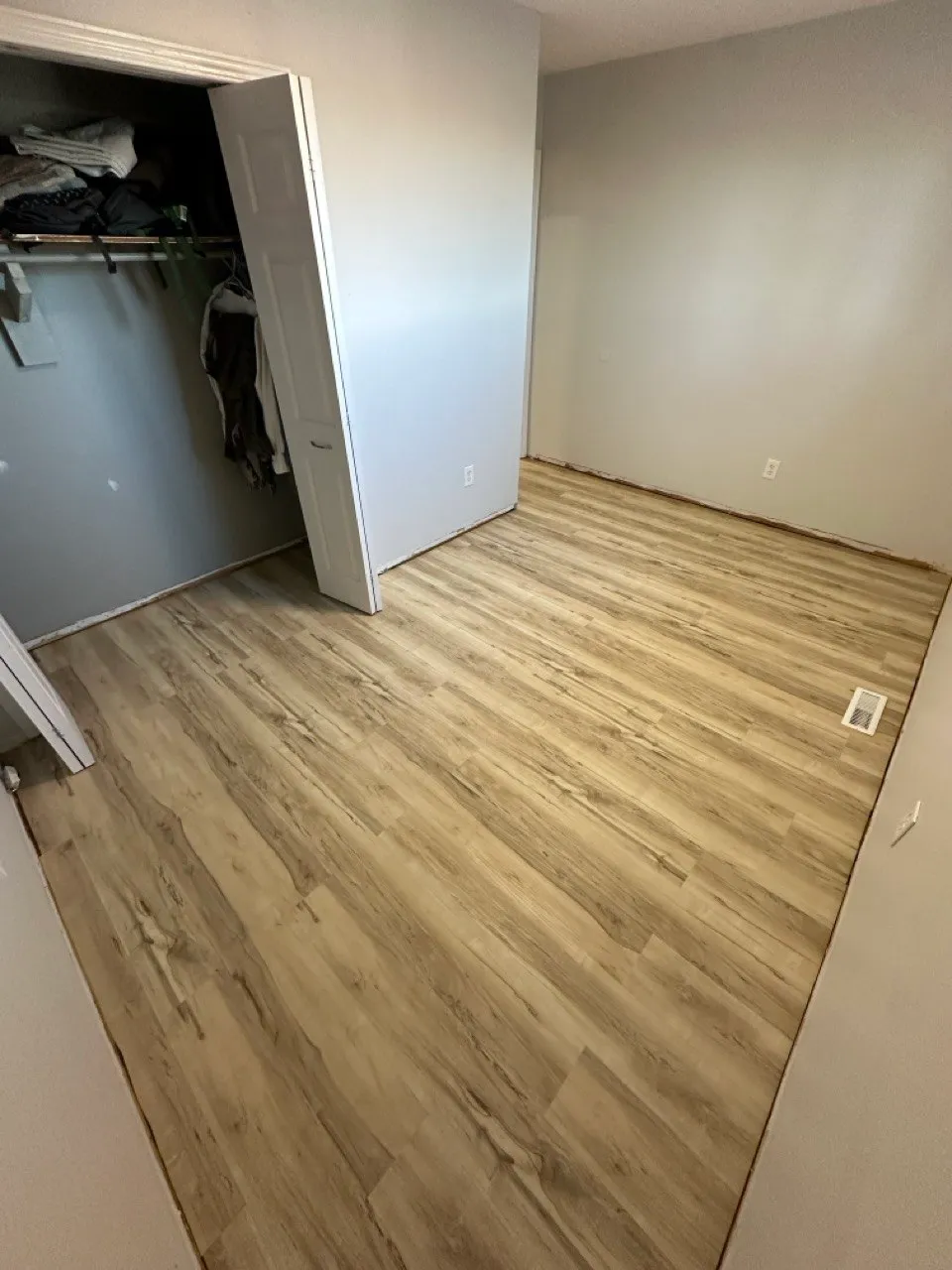 Interior flooring installation