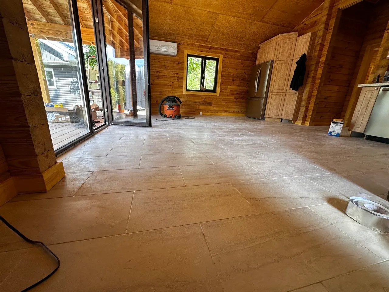 Interior flooring installation