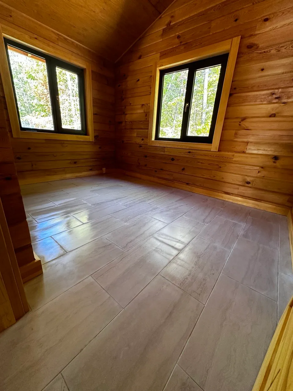 Interior flooring installation
