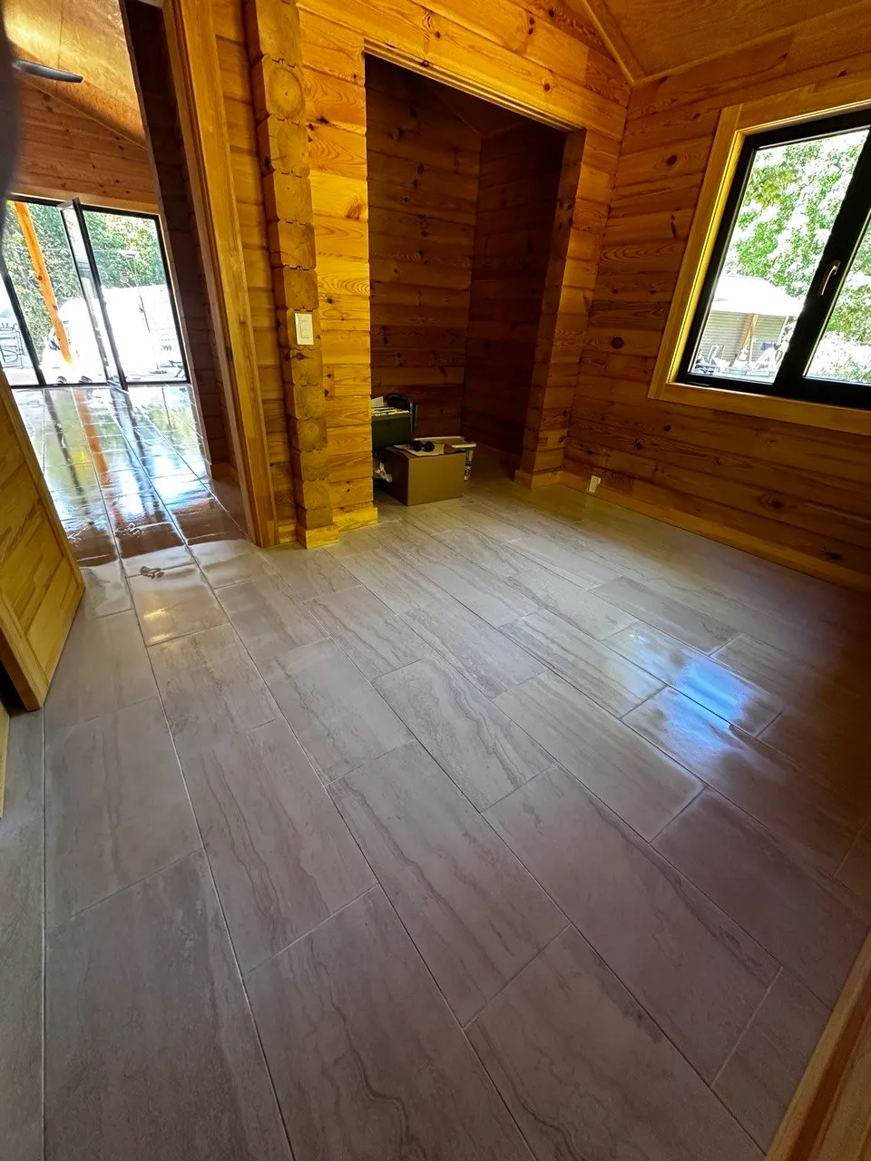 Interior flooring installation